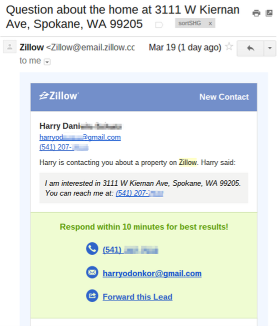 zillow lead