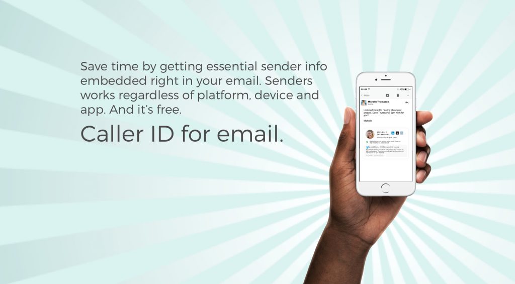 Senders: Caller ID for Email