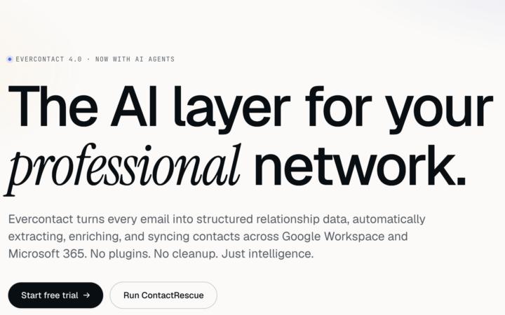 We rebuilt Evercontact around one idea: your inbox is already your CRM